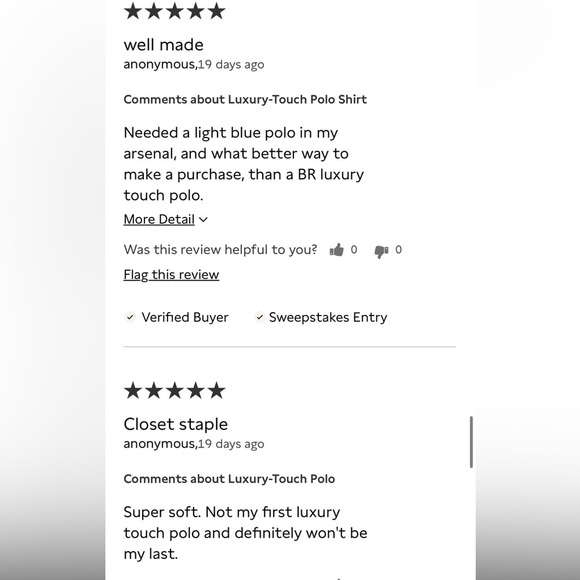 Great condition pre-worn Banana Republic Slate Polo Shirt size L. Luxury touch. - Picture 11 of 11